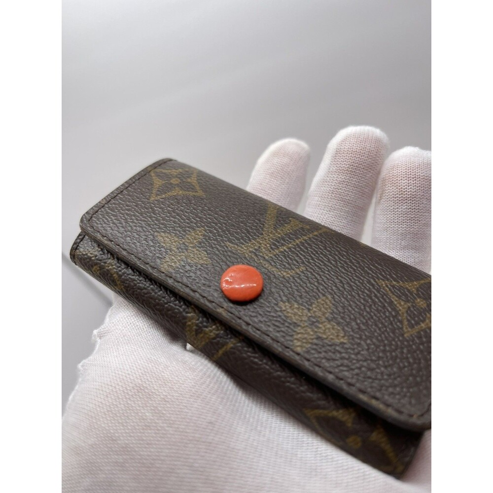 Louis Vuitton Monogram Multicles 4 Ring Key Case Brown – Authentic LV /69 - Picture 8 of 9